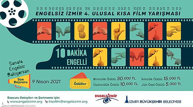 Engelsiz İzmir 4. Ulusal Kısa Film Yarışması başvuruları başladı 