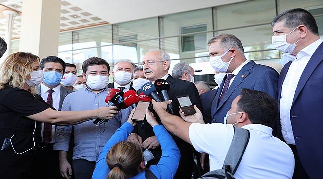  Kılıçdaroğlu: "Başkan Böcek'in durumu iyiye gidiyor" 
