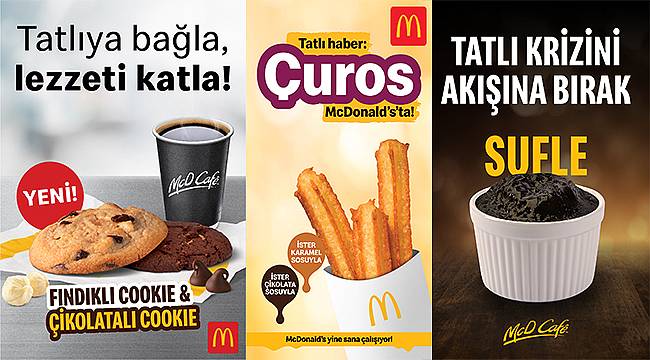 McDonald's'tan üç "tatlı" haber 