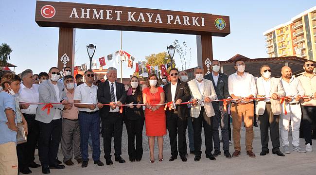 Menemen'de 'Ahmet Kaya' Parkı Açıldı