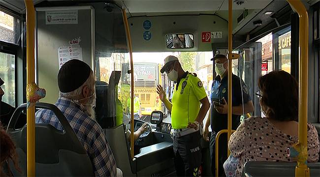 Minibüs ve otobüslere 'ayakta yolcu' denetimi 