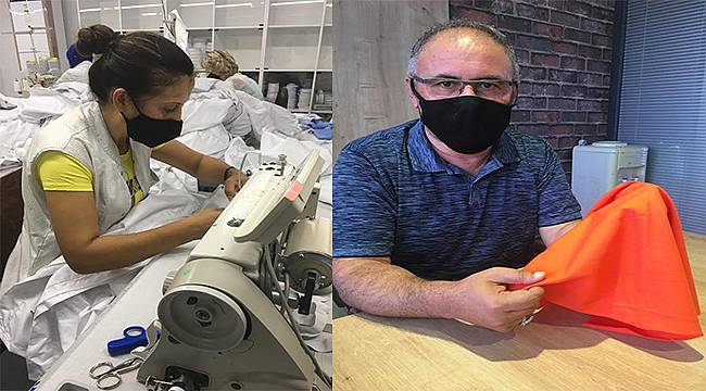 Türkiye'de bir ilk! Covid-19 virüsünü yok eden kumaş Bursa'da üretildi