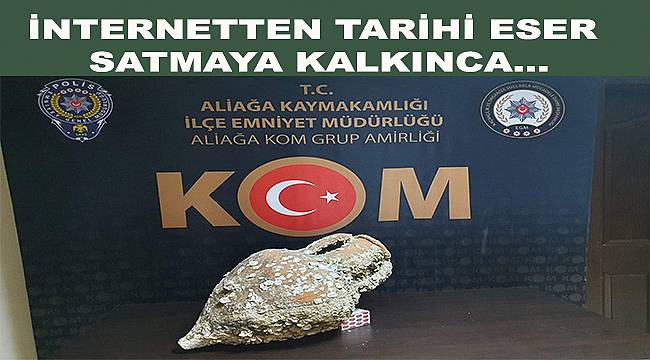 Aliağa'da amfora operasyonu