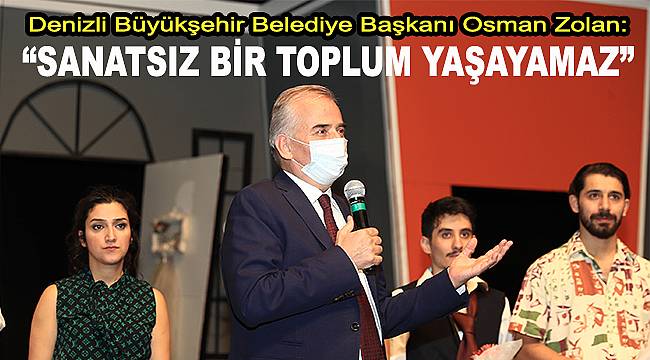 Denizli Büyükşehir Belediyesi Şehir Tiyatrosu perdelerini açtı 