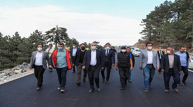 Denizli Kayak Merkezinin yol sorunu sona erdi