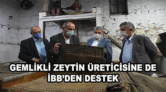 Gemlikli zeytin üreticisine İBB desteği 