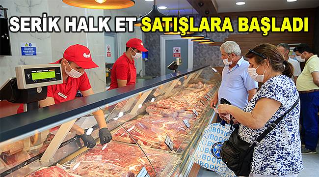 Halk Et'in dördüncü mağazası Serik'te hizmete girdi