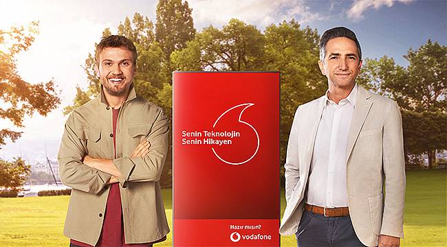 Vodafone'un yeni reklam yüzü, sevilen sanatçı Aras Bulut İynemli oldu
