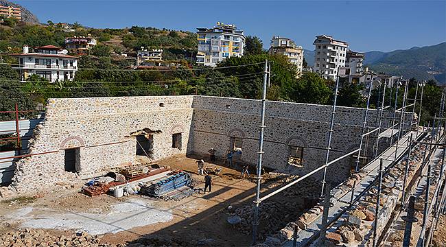 Alanya Gülevşen Camii yeniden hayat buluyor