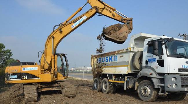 BUSKİ'den derelerde taşkın önlemi