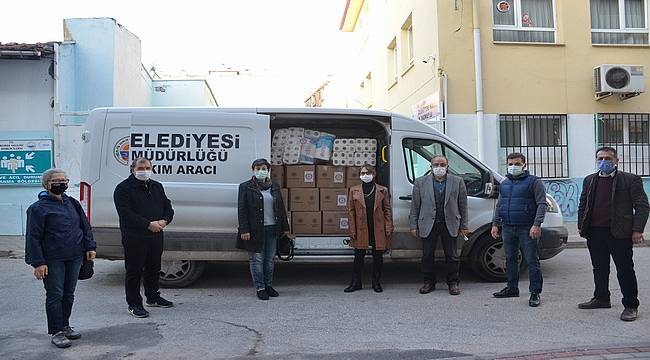 Gemlik'te İzmir için hazırlanan yardım kolileri yola çıktı