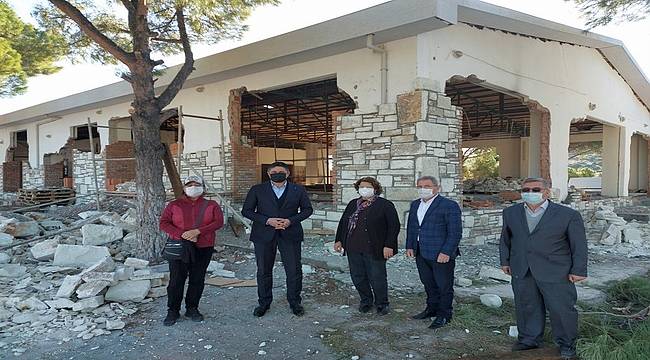 Güzelhisar Sosyal Tesisleri'nin inşaatı devam ediyor