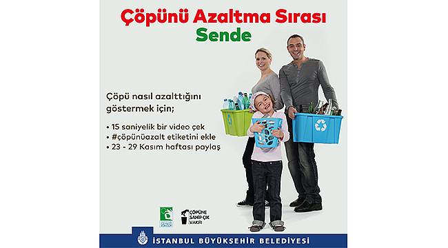 İBB atık azaltımı için kampanya başlattı