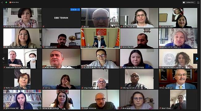Kılıçdaroğlu belediye ve sivil toplum yetkilileriyle buluştu