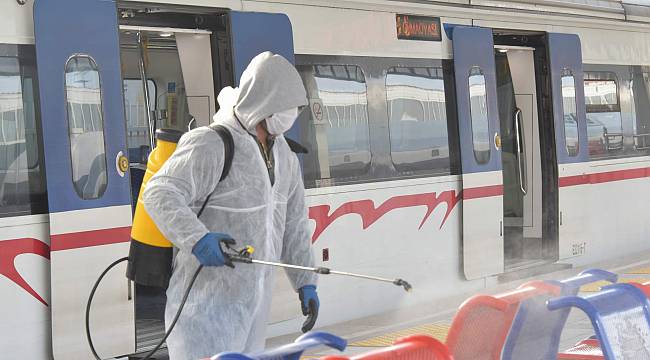 Aliağa Belediyesi Dezenfekte Çalışmalarını Sürdürüyor 