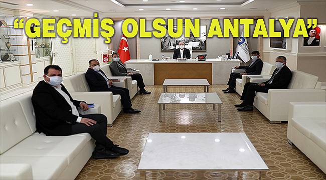 Antalya Büyükşehir Belediyesi kriz masası oluşturdu