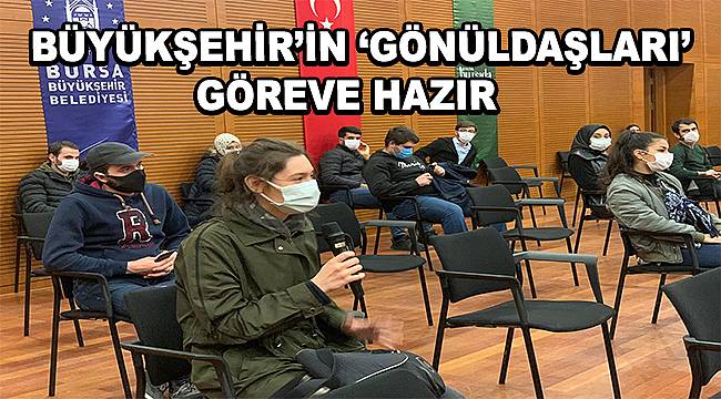 Bursa'nın gönüllüler kervanına yeni üyeler