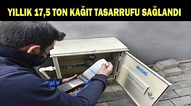 Faturayı SMS'le alın bir ağaç da siz kurtarın 