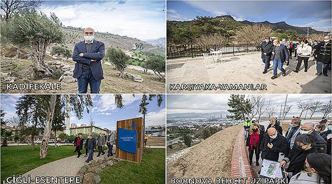 İzmir'de Yaşayan Parklar Projesi devam ediyor 