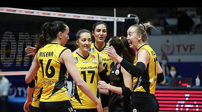 Lider VakıfBank'tan İlbank'a set yok 