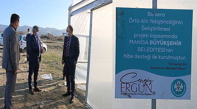 Manisa'da 'Örtü Altı Yetiştiriciliğinin Geliştirilmesi' projesi devam ediyor