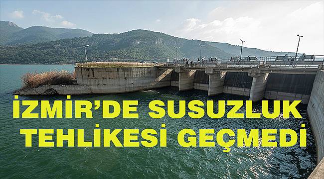 Tunç Soyer: Barajlarda seviye biraz yükseldi; ama tehlike geçmedi