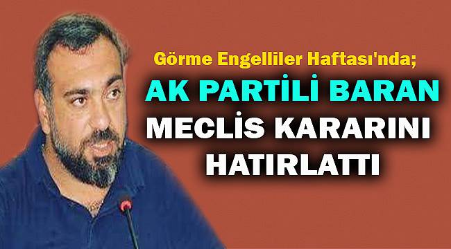 AK Partili Ahmet Uğur Baran, İzmir'deki kaldırım işgallerine dikkat çekti