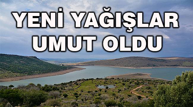 Aliağa'nın Güzelhisar Barajı'nda su seviyesi yükseliyor