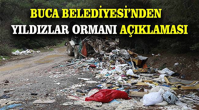 Buca'da doğaya bırakılan molozlar tepki çekti! Belediyeden açıklama... 