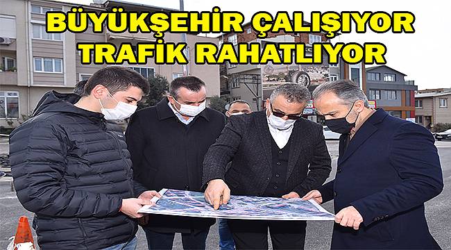 Bursa'da trafiği rahatlatacak çalışmalar sürüyor