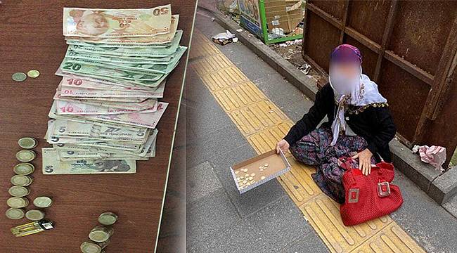 Dilencinin birkaç saatte topladığı para şok etti