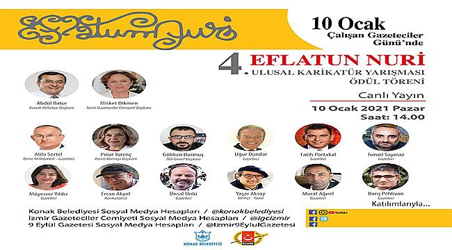 Eflatun Nuri Karikatür Ödülleri Sahiplerini Buluyor