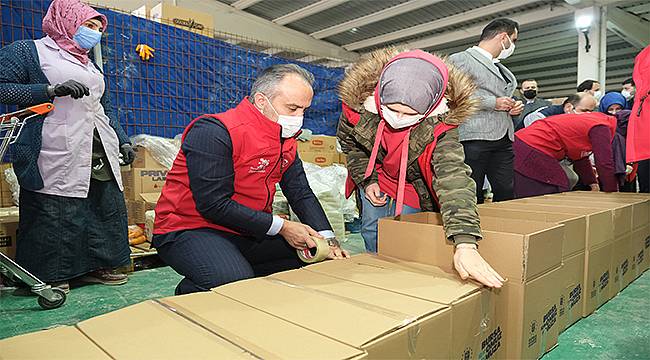İmece geleneğiyle Bursa'da gönüller bir oldu
