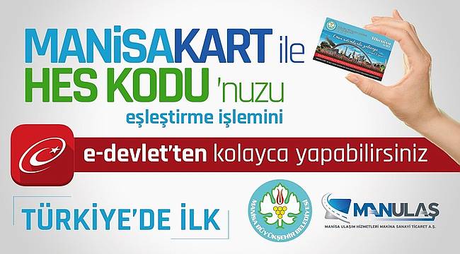Manisa Karta HES Kodunuzu Tanımlamak Artık Çok Kolay
