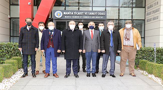 MHP Grup Başkanvekili Erkan Akçay'dan Manisa TSO'ya ziyaret 