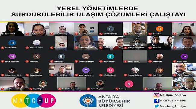 Antalya Büyükşehir Belediyesi'nden Çevirimiçi Çalıştay