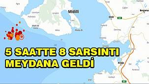 İzmir açıklarında deprem fırtınası! 5 saatte 8 sarsıntı yaşandı 