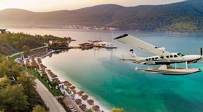 Lujo Hotel Bodrum'dan deniz uçağı hizmeti 