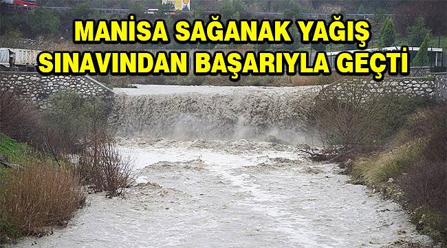 Manisa'da 12 saatte metrekareye 70 kilogram yağış düştü