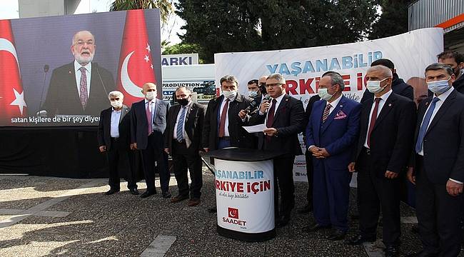 Saadet Partisi stantlarla sahada olacak 