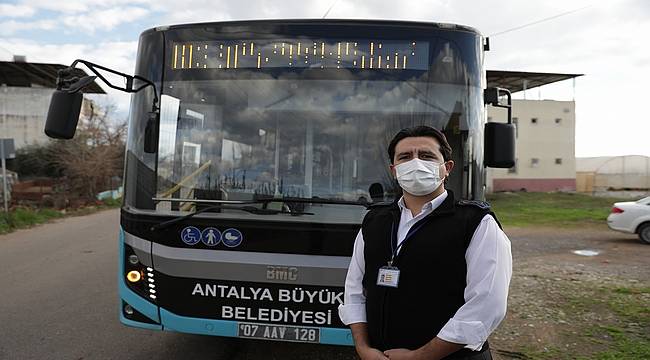 Antalya'da şoförün dikkati olası faciayı önledi