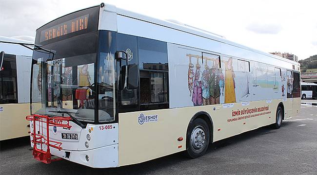 Cinsiyet eşitliği mesajları otobüslerle yollarda
