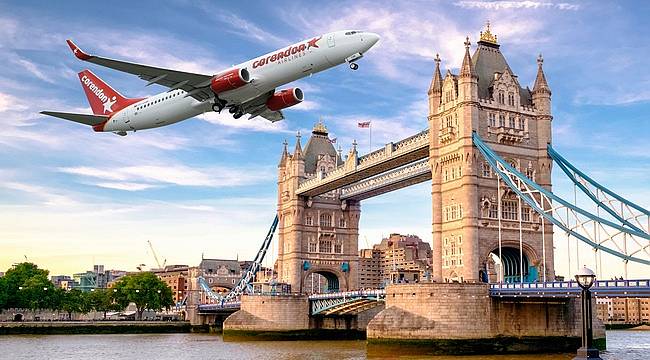 Corendon Airlines, 2022 İngiltere uçuşlarını satışa açtı 