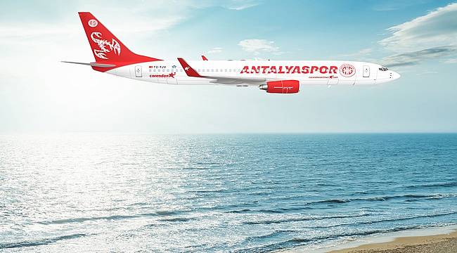  Corendon Airlines'tan Antalyaspor'a final hediyesi takım uçağı 