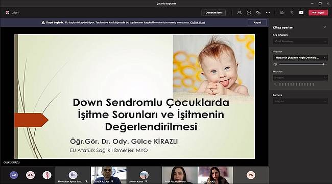 EÜ'den "Dünya Down Sendromu Farkındalık Günü" Etkinliği 