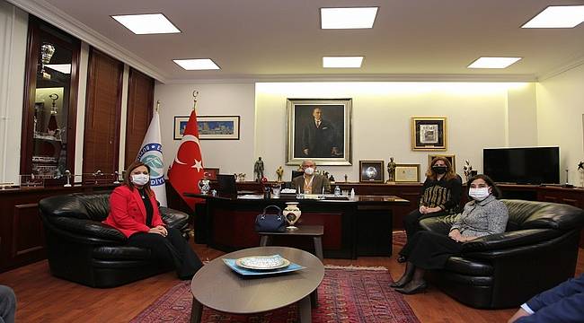 Köksal ve Süllü'den Başkan Büyükerşen'e ziyaret 
