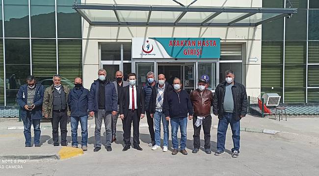 MHP'den Foça Devlet Hastanesine 14 Mart ziyareti 