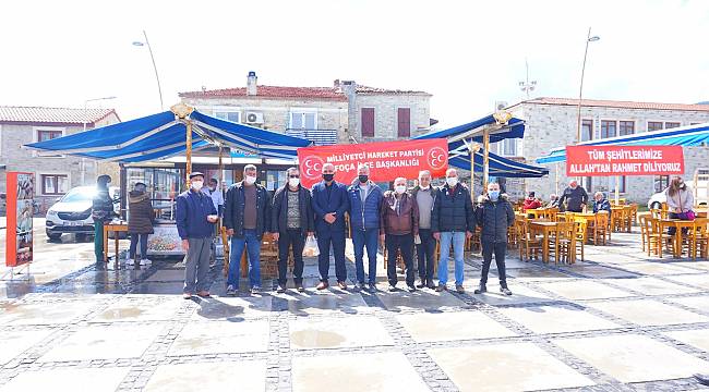 MHP Foça İlçe Teşkilatı, Çanakkale Şehitleri İçin Lokma Döktürdü 