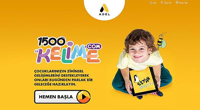 Adel Kalemcilik, "1500kelime.com Platformu"nu hayata geçirdi 