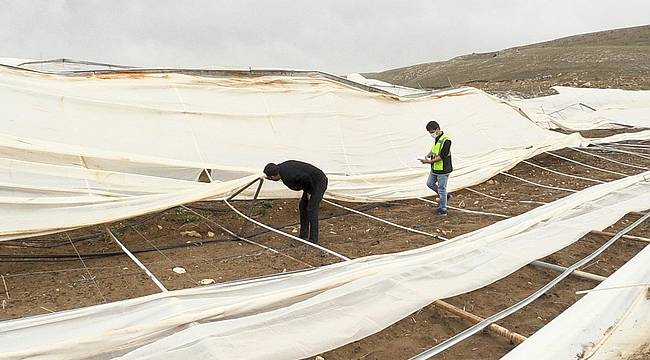 Büyükşehir Kozağacı'nda zarar gören seraları onaracak